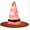 Orange, variant on Coollooc Women Glowing Witch Hat - Party Costume Accessory for Women and Man, Halloween Party Decor Costume, Adult Party Dance up Witch Hat(Orange)