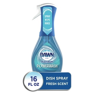 Dawn Spray Dish Soap, Fresh Scent, 16 Fluid Ounce, 1 Spray and 3 Refills 