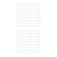 thumbnail image 3 of Youkk Stylish Metal Wire Guinea Pig Playpen Panel Cage Fence Portable and Durable plain white Grid 2Set, 3 of 6