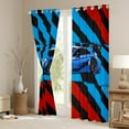thumbnail image 3 of Erosebridal Racing Car Curtains,Blue And Red Race Track Curtains & Drapes,Extreme Speed Sports Car Blackout Curtains,Sports Car Decor Window Curtains 42''Wx84''L, 3 of 5