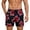 Red, variant on FYEGRE Men's Swim Bottoms Men's Floral Print Swim Trunks Surf Board Shorts With Comfortable Mesh Liner For Beach Water Sports And Outdoor Activities Red L