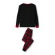 thumbnail image 5 of Pijama navideño familiar a juego Fiomva, pijamas navideños para mujer, hombre y niño, ropa de dormir con estampado de letras, 5 of 8