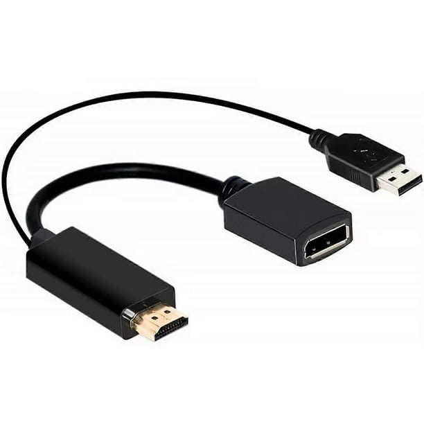 4K 60Hz -Compatible to Displayport Adapter Cable 1080P 120Hz -Compatible to DP Converter for PC TV