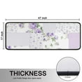 thumbnail image 5 of Kitchen Rugs Sets Of 2,Pioneer Flower Floral Print Pattern Anti Fatigue Kitchen Mat Rugs Non Slip Washable,Decorative Kitchen Floor Mats for Kitchen,Sink,Laundry,17"x47"+17"x47", 5 of 5