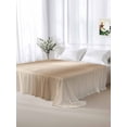 thumbnail image 6 of Khaki Ombre Flat Sheets Only Queen Size, Soft Breathable Bed Top Sheets for Mattress, Modern Abstract Art Farmhouse Gradient Luxury Bedding Flat Sheets for Home Hotel Bedroom Bed Protection, 6 of 9