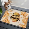 thumbnail image 3 of Spring Honey Bee Entryway Rug 2'x3'&nbsp; Non Slip Front Door Mats, Watercolor Bee Farmhouse Entrance Rugs Indoor Outdoor Carpet, Washable Floor Mats Small Area Rug for Bedroom Kitchen, 3 of 8
