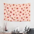 thumbnail image 2 of Easygdp Strawberries Tapestry Wall Hanging, Wall Tapestries for Bedroom Aesthetic Living Room Office Decor 60x40in, 2 of 8