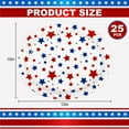 thumbnail image 3 of Elyxio 25 Pcs Patriotic Oval Paper AFN1Plates Americana Stars Party Plates Red White Blue 10" X 12" Disposable Platters for USA Themed Parties Independence Day Tableware Supplies, 3 of 3