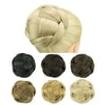 thumbnail image 2 of Nvzi - 1 Piece Bun Hair Pcs, dark brown, 12.5CM/4.92in Width, High-Temp Fiber Fake Hair Buns, Easy-to-Style Hair Pieces for Updos, 2 of 3