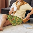 thumbnail image 5 of Gaeub Squirrel And Fox In The Forest Print Men's Short Pajama Pants, Sleep Shorts, Household Pants, Casual Pants with Pockets-Large, 5 of 6