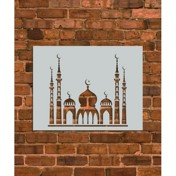 Muslim Mosque Stencil