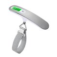 thumbnail image 1 of A22I LCD Digital Hanging Scale Luggage Suitcase Baggage Weight Scales with Belt for Electronic Weight Tool 50Kg/110Lb Silver, 1 of 5
