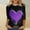 Multicolor 4, variant on T Shirts for Women Plus Size Crewneck 3/4 Sleeve Tops Cute Cozy Valentine's Day Heart Print Tee Blouses, Gifts for Women, S-5XL