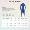 thumbnail image 7 of Sxiwei Men's Long Sleeve Full Body Unitard Leotard Bodysuit Athletic Jumpsuit Front Zipper Rompers White XXL, 7 of 7