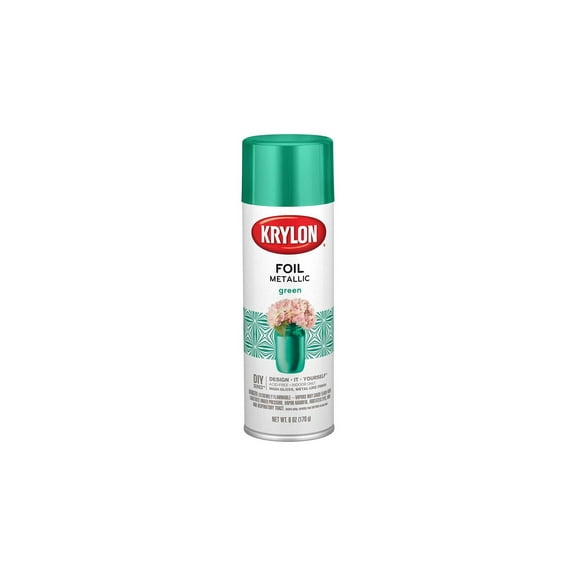 Krylon Foil Metallic Spray Paint Green Foil 5.75oz