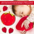 thumbnail image 3 of Darzheoy 10" Strawberry Plush Pillow Soft Stuffed Fruit Toy for Kids Adults Fruit Toys Soft Waist Cushion Stuffed Toys Decorative Gift Kids Toys, 3 of 6