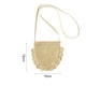 thumbnail image 2 of Bolso bandolera de paja, bolso de hombro tejido para mujer, billetera de mimbre para playa de verano, 2 of 6