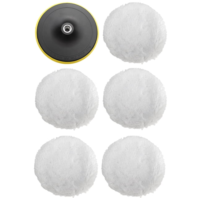 Youkk Car Polishing Pad Self-adhesive Buffing Pad Reusable Portable 7 Inch Car Cleaning Accessory, Type 4