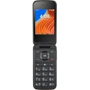 TracFone TCL Flip 2, 16GB Storage, Black - Prepaid Flip Phone (Locked to TracFone)