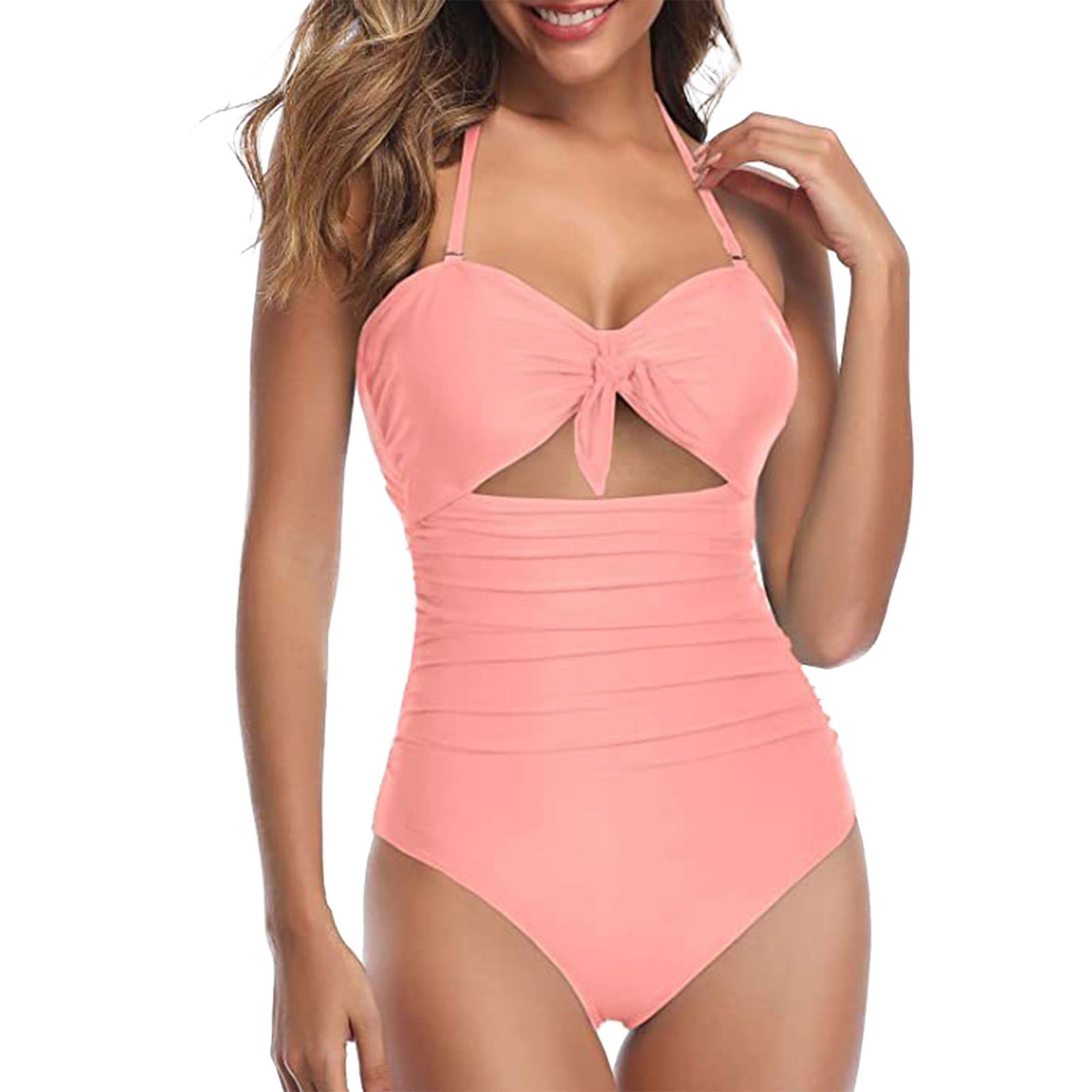 One Piece Swimsuits For Women 2023 Cut Out With Waistband High Waist