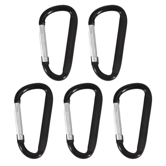 5pcs Large Strong Carabiner Small Carabiner Keychains Pack Carabiners Clip