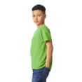 thumbnail image 4 of Gildan Youth Heavy Cotton T-Shirt, Blank Tee for Crafts & DIY, Kids Short Sleeve Tee, Lime, XS, 4 of 5