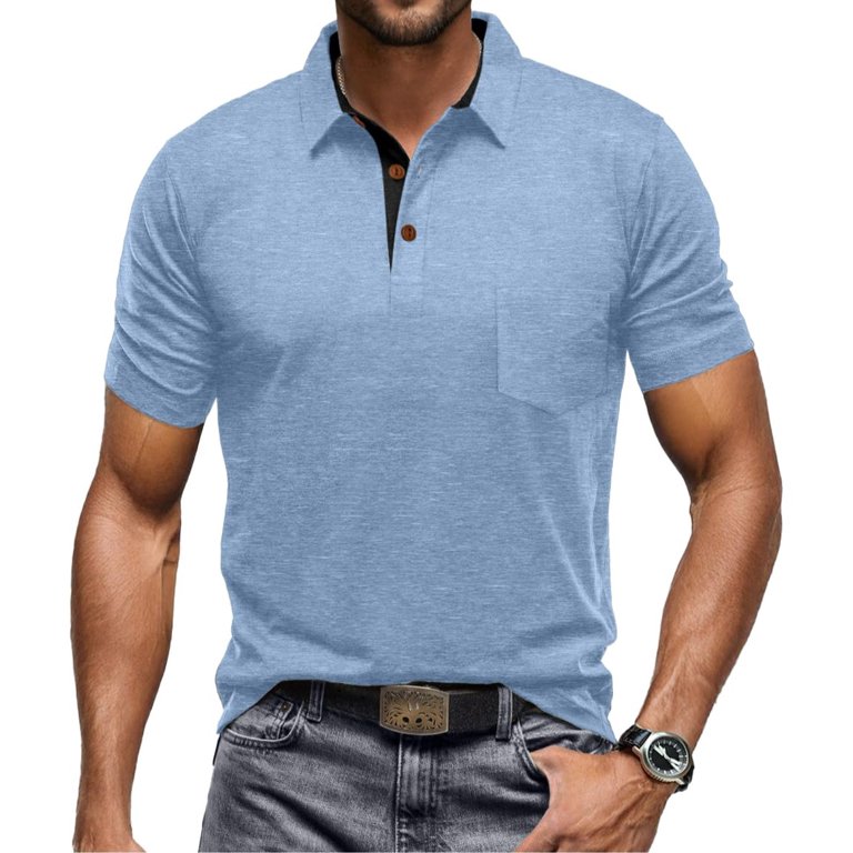GIRUNS Men's Cotton Polo Shirt photo 3