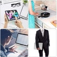 thumbnail image 3 of iPad Air 4 Gen 10.9 inch 2020 Keyboard Case - 7 Color Touchpad Backlit Detachable Wireless Bluetooth Keyboard Pencil Holder Slim Leather Smart Cover for New iPad Air 10.9" 4th Generation .Silver, 3 of 6