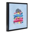 thumbnail image 2 of Stupell Industries Cozy Sleeping Cat on Pillows Black Framed Floater Canvas Wall Art design by Angie Rozelaar, 25 x 25, 2 of 9