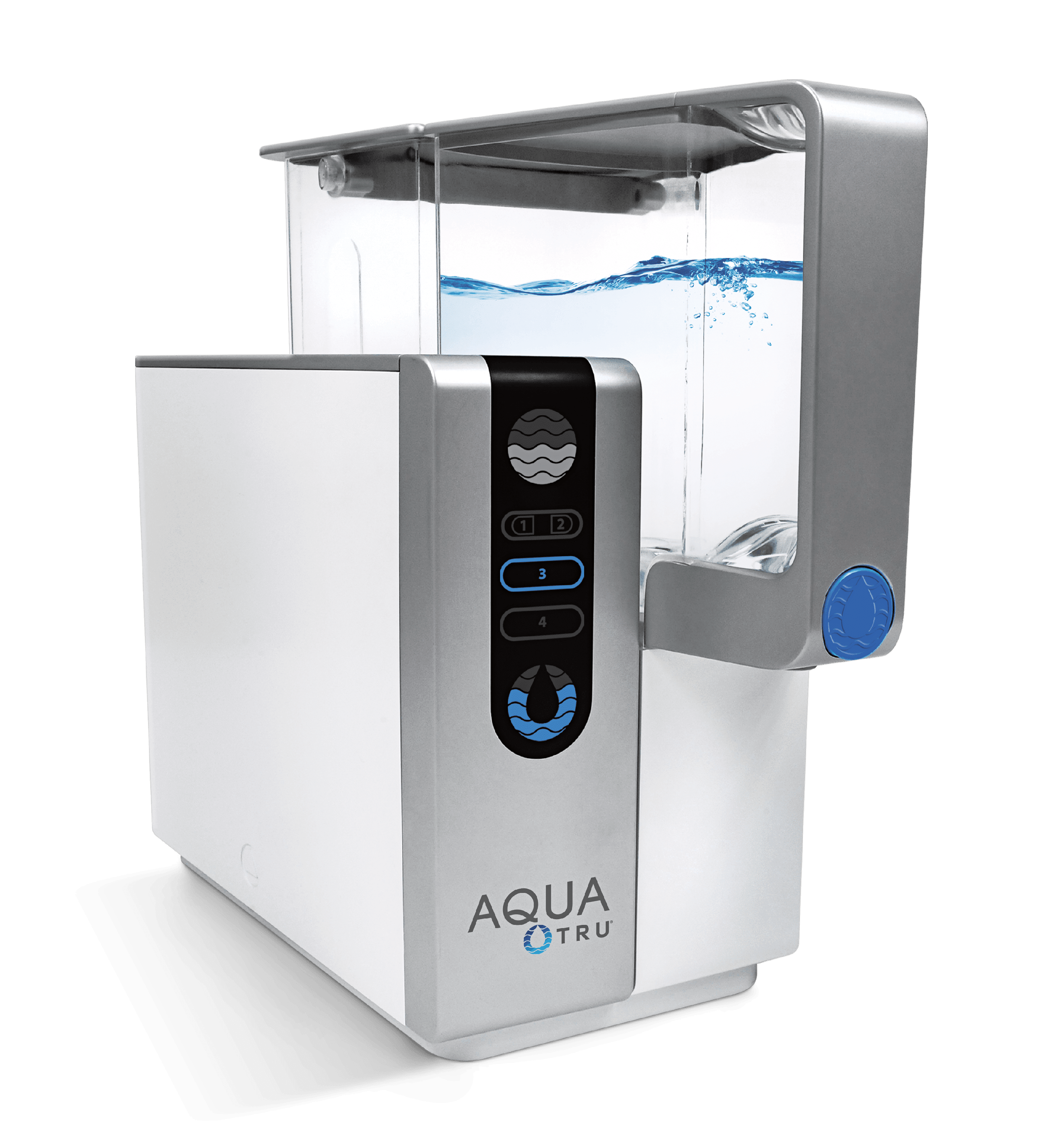 AquaTru Reverse Osmosis Countertop Water Purifier Certified To Remove 83  Toxic Contaminants