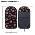 thumbnail image 7 of POLERO Union Jack Lip Print Terry Cloth Car Seat Towel Cover, Waterproof Seat Protector for Cars, Trucks and Vans, Machine Washable, 7 of 7