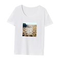 thumbnail image 3 of Camiseta para mujer, camiseta de manga corta suave de verano para deportes, mochilero, senderismo, 3 of 7