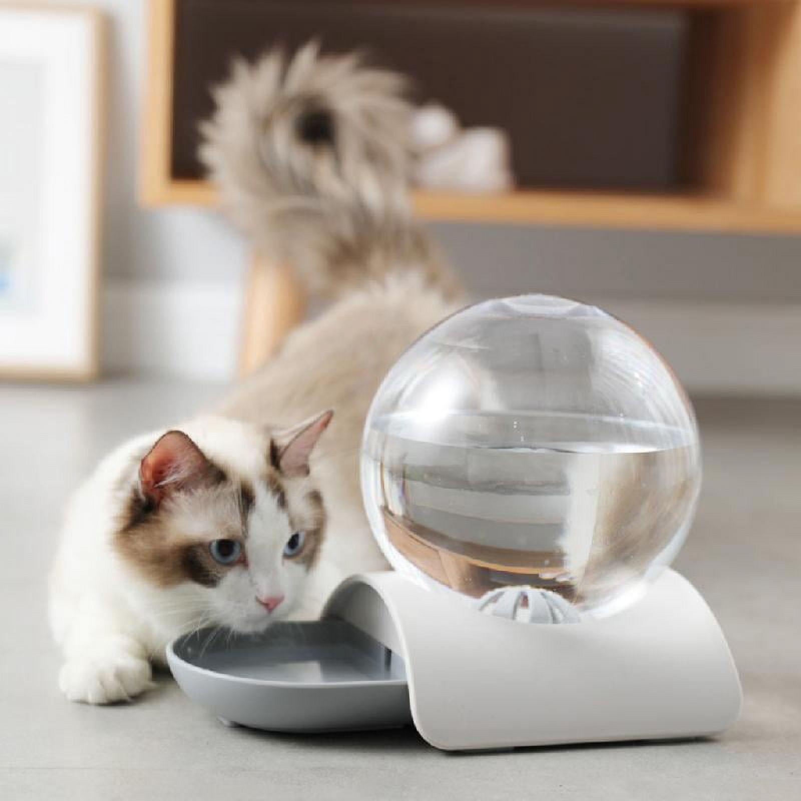 OOKWE Pet Automatic Drinking Fountain Cat Feeder Bowl Ball Dog Water Dispenser Large Capacity
