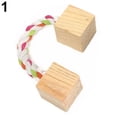 thumbnail image 2 of Walbest Pet Hamster Chew Toy Natural Wooden Play Toy Exercise Bell Roller Teeth Care Molar Toy for Bunny Rabbits Rats Gerbils and Other Small Animals, 2 of 7
