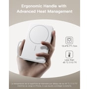 10,000mAh Magnetic Wireless Power Bank Compatible with Mag-Safe, 15W Fast Charging Portable Charger with USB-C 22.5W PD Input/Output - for iPhone 17/16/15/14/13/12 Series, AirPods