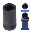 thumbnail image 3 of Female Square Hole Socket, 1/2 Inch Drive Pipe Plug Socekt Black Phosphate Treatment  for Repair Shops, 3 of 7