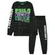 thumbnail image 1 of Conjunto de pijama Minecraft para niños de 5 a 14 años, color negro, 1 of 6