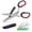 Black, variant on Herb Scissors Herb Stripper Set, Safe Cover, Cleaning Comb Multi-blade Herb Shears 2 IN 1 Herb Tools Kits
