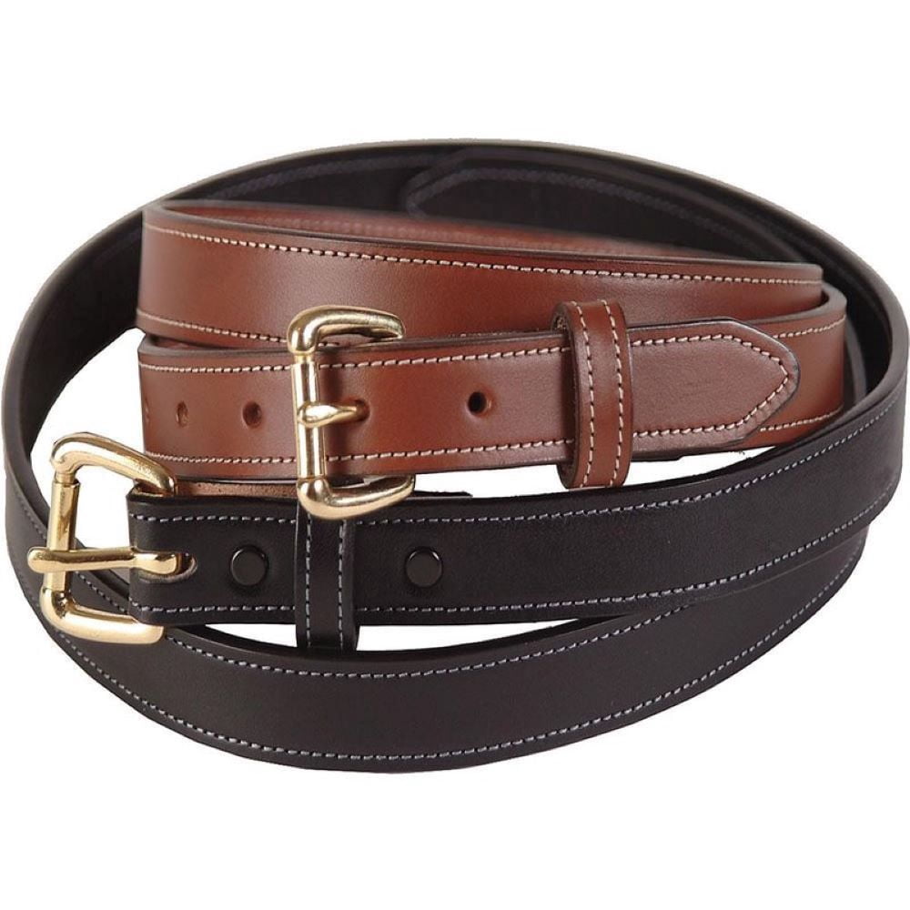 Brenneman Leather Goods - Amish-Made Dressy Black Leather Belt - 1