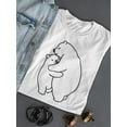 thumbnail image 3 of Polar Bears Hugging Eachother T-Shirt Women -Image by Shutterstock, Female x-Large, 3 of 4