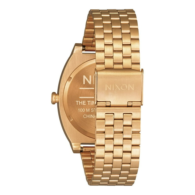 ★大人気!★NIXON THE TIME TELLER DIGI SS Unisex A948502 Nixon Men's A948502 Time Teller Black Digital SS Gold Steel