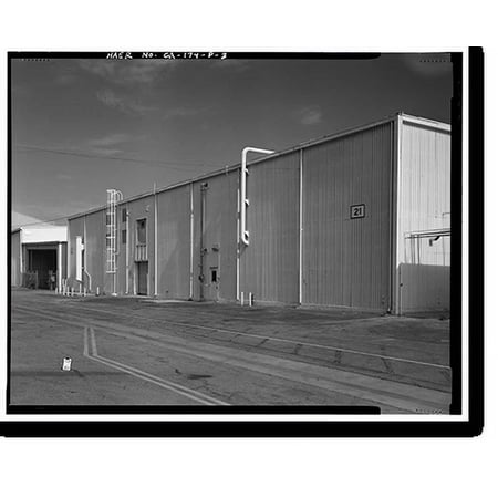 Historic Print, Hughes Aircraft Company, Prototype Manufacturing Building, 6775 Centinela Avenue, Los Angeles, Los Angeles County, CA - 3, 16" x 20"