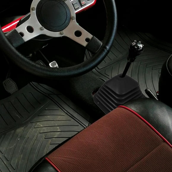 Raindrops Shifter Cover for Car Rubber Black Protect Transmission Shift 1Set