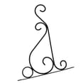 thumbnail image 3 of Colgador de plantas de hierro, soporte para colgar en la pared, gancho para flores para decoración del hogar y el jardín, 25 x 21 cm (negro), 3 of 15