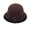 1-B3391, variant on XIAOCHA Women Floral‑Accent Cloche Hat Solid Dress Hat Outdoor Street Hat,S