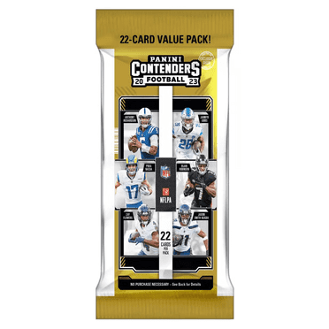 2023 Panini NFL Contenders Football Trading Cards Jumbo Value Pack | 22 Cards
