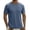 Blue, variant on Men's Shirt Ice Silk Cooling Short Sleeve T-Shirts Quick Dry Breathable Summer Tops Blue