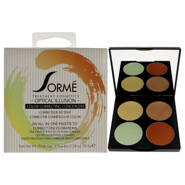 Paleta correctora de color Optical Illusion de Sorme Cosmetics para mujeres - Corrector de 0,28 oz Sorme Cosmetics Ocultador 0.28 oz
