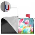 thumbnail image 4 of Easter Mailbox Covers Magnetic Standard Size 18 X 21 Spring Easter Bunny Eggs Wooden Board Mailbox Cover Holiday Decorations Mailbox Wrap Post Letter Box Cover Decor for Home Outdoor Garden, 4 of 5