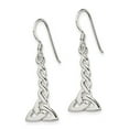 thumbnail image 2 of Auriga Fine Jewelry 925 Sterling Silver Twisted Knot Dangle Earrings for Women, 2 of 6